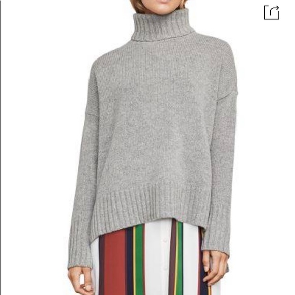BCBGMaxAzria Sweaters - BCBG Maxazria Steffe High/Low Turtleneck Sweater Sz Med
